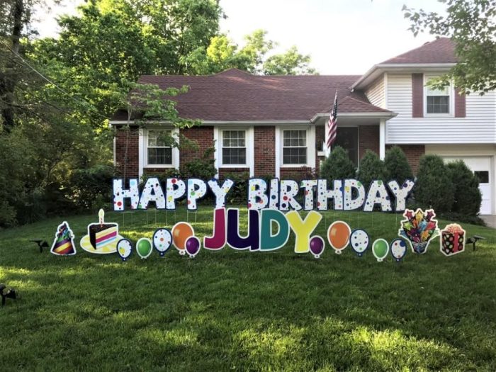 happy birthday yard card kc south metro
