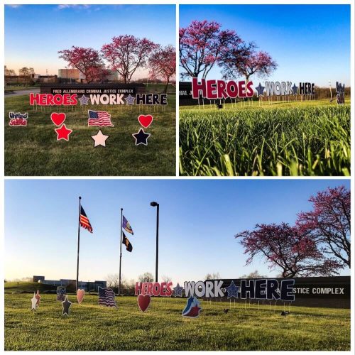 heros yard signs kc south metro