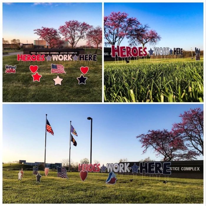 heros yard signs kc south metro